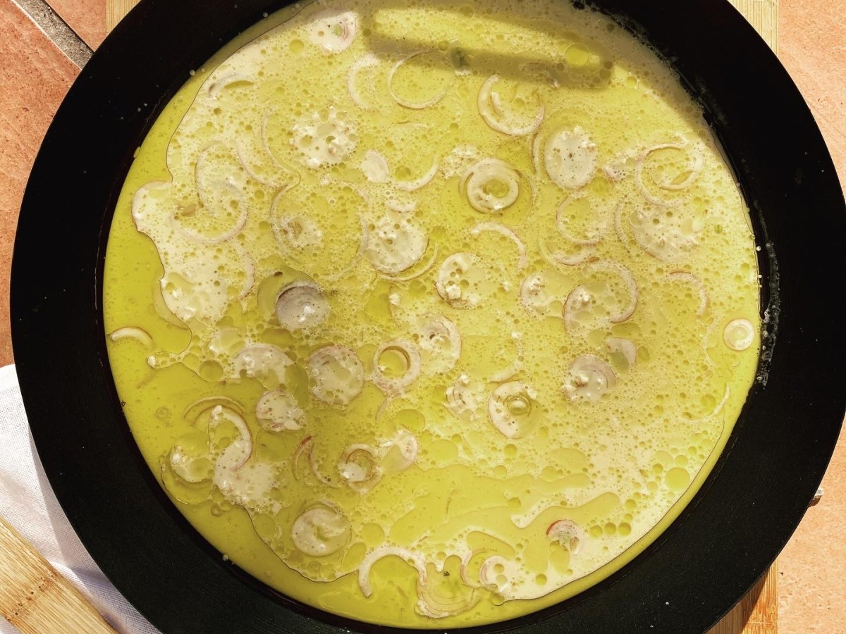 Fainè – ein Kichererbsenpfannkuchen